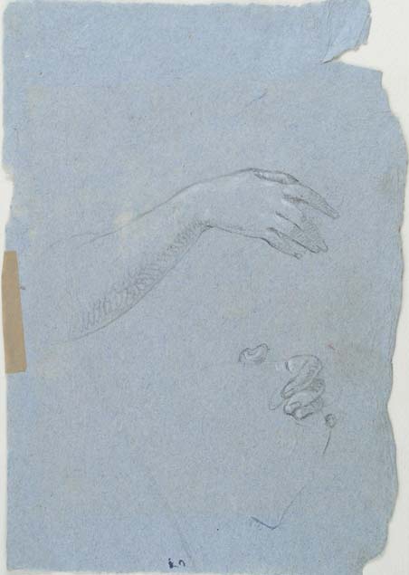 Francesco Lorenzi, studies of hands